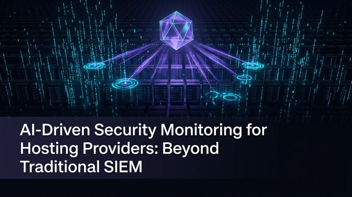 AI-Driven Security Monitoring for Hosting Providers: Beyond Traditional SIEM