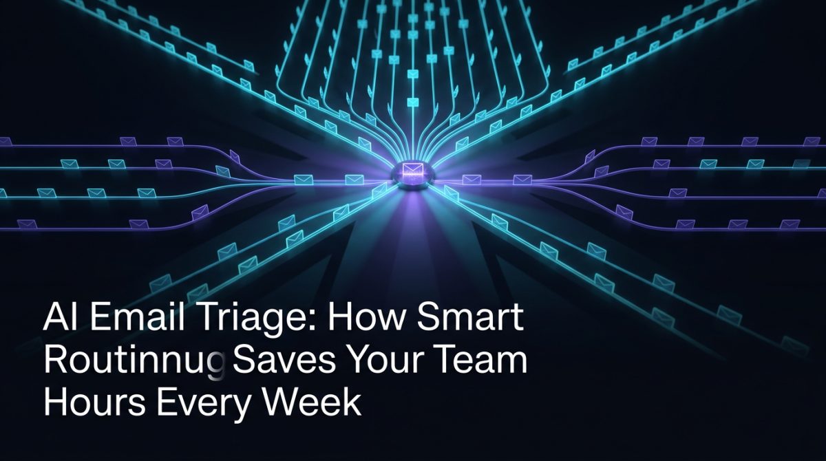 AI Email Triage: How Smart Routing Saves Your Team Hours Every Week