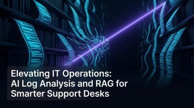 Elevating IT Operations: AI Log Analysis and RAG for Smarter Support Desks