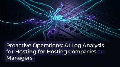 Proactive Operations: AI Log Analysis for Hosting Companies and IT Managers